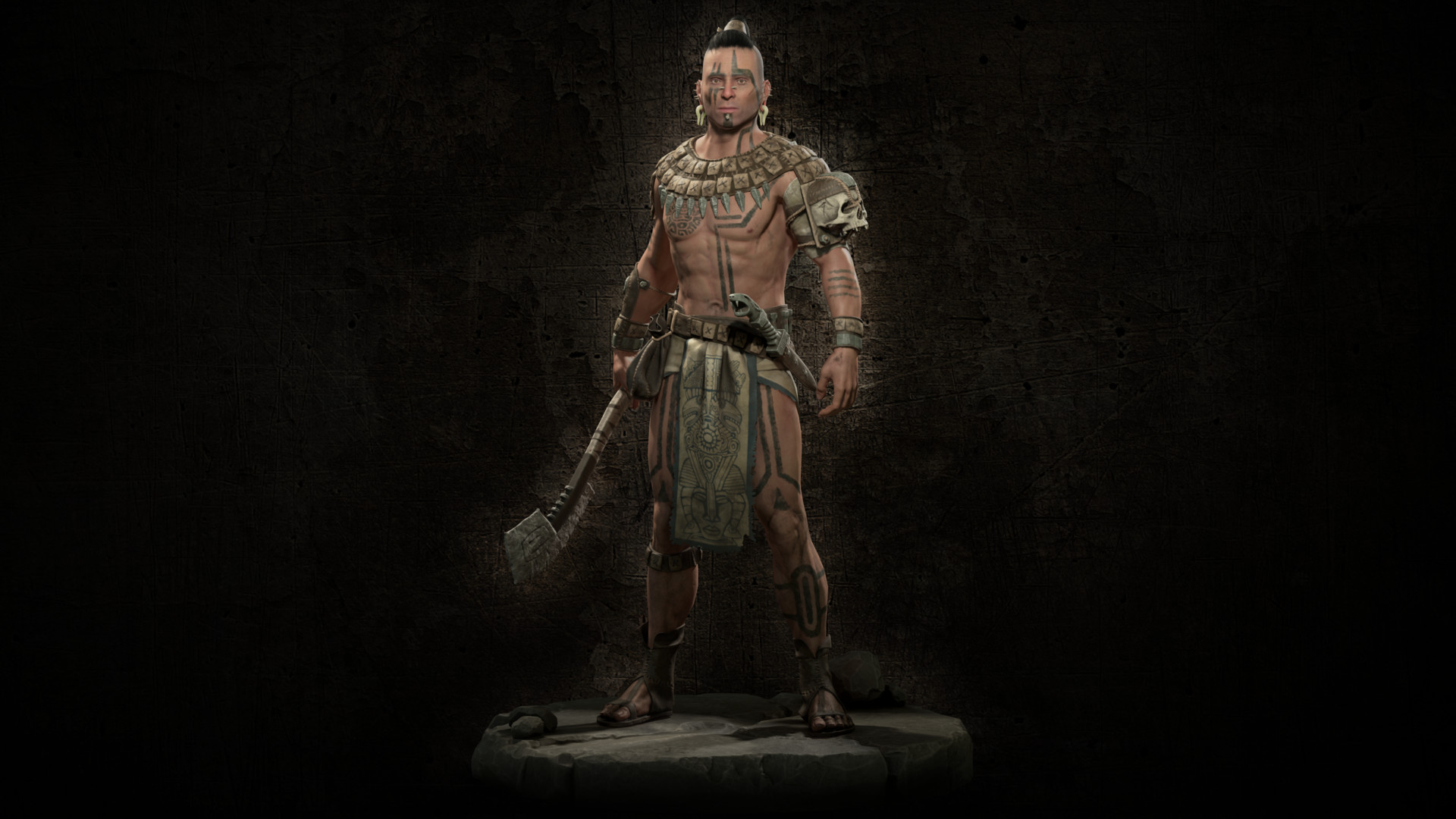 Mayan Warrior Personal Piece 