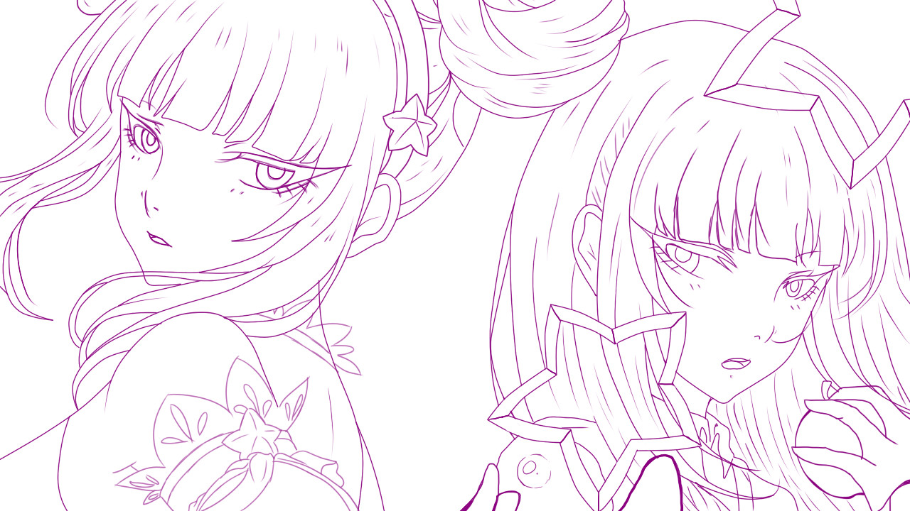 Brizeyda Romero Daoko Girl Lineart,Kawaii Cute Anime Girl Names