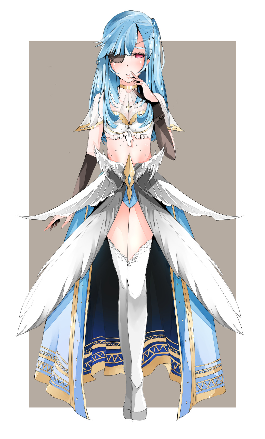 Artstation Digital Art Anime Style Wren Blanks