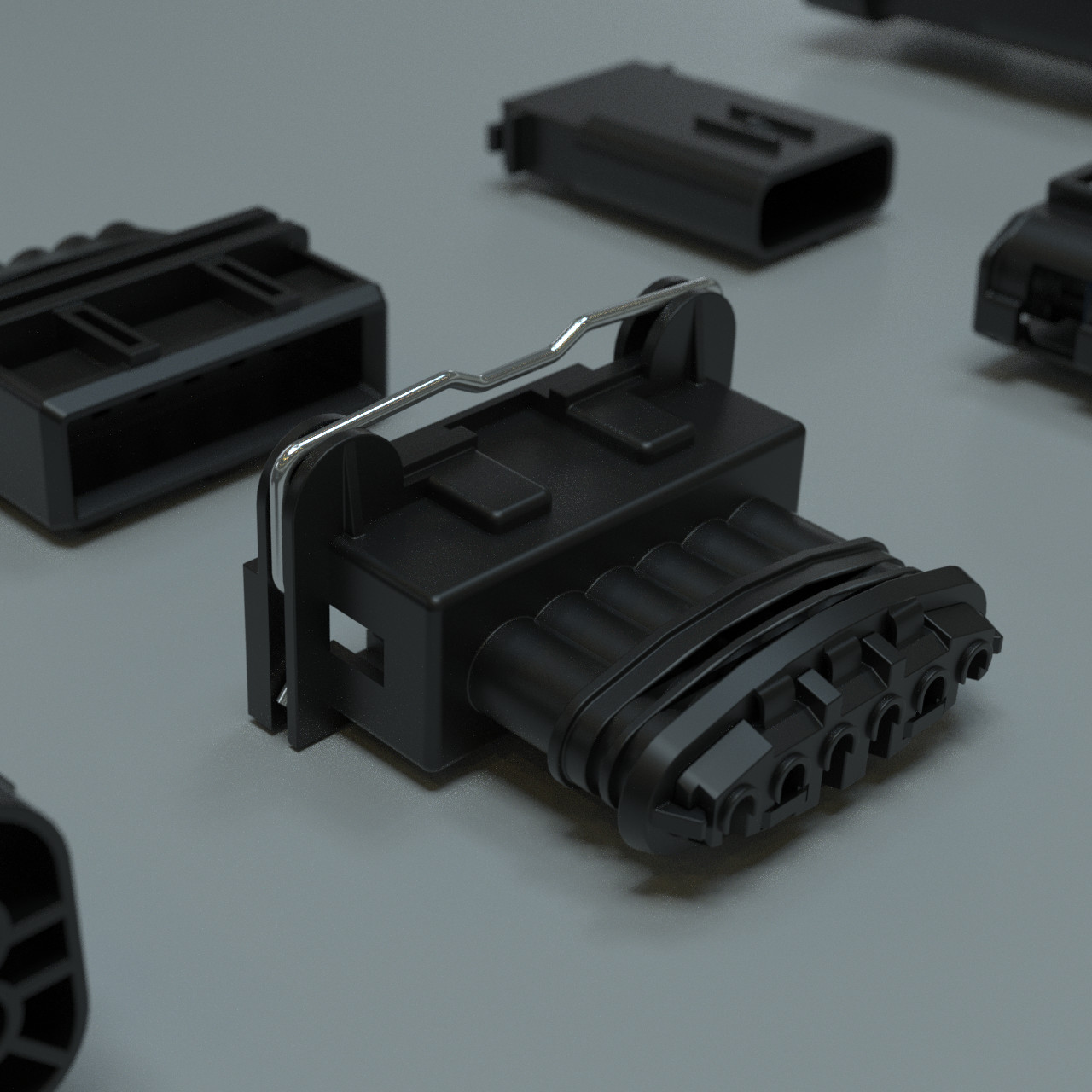 Hard Surface Modeling with CAD - Plastic Sockets