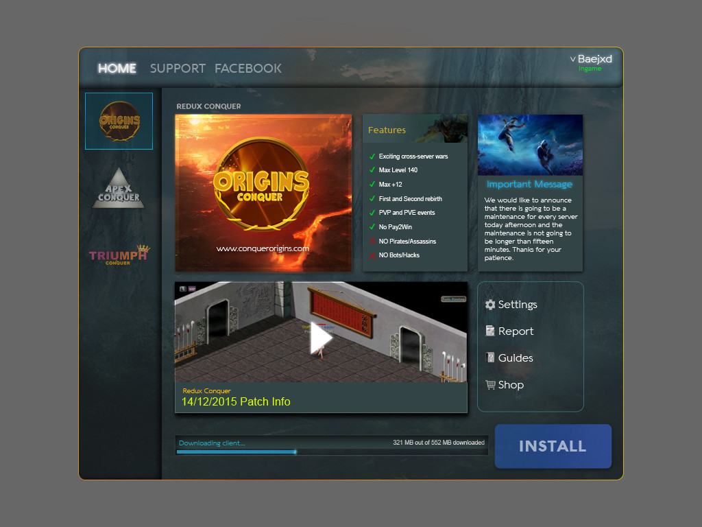 Kristijan Gagov Game Launcher