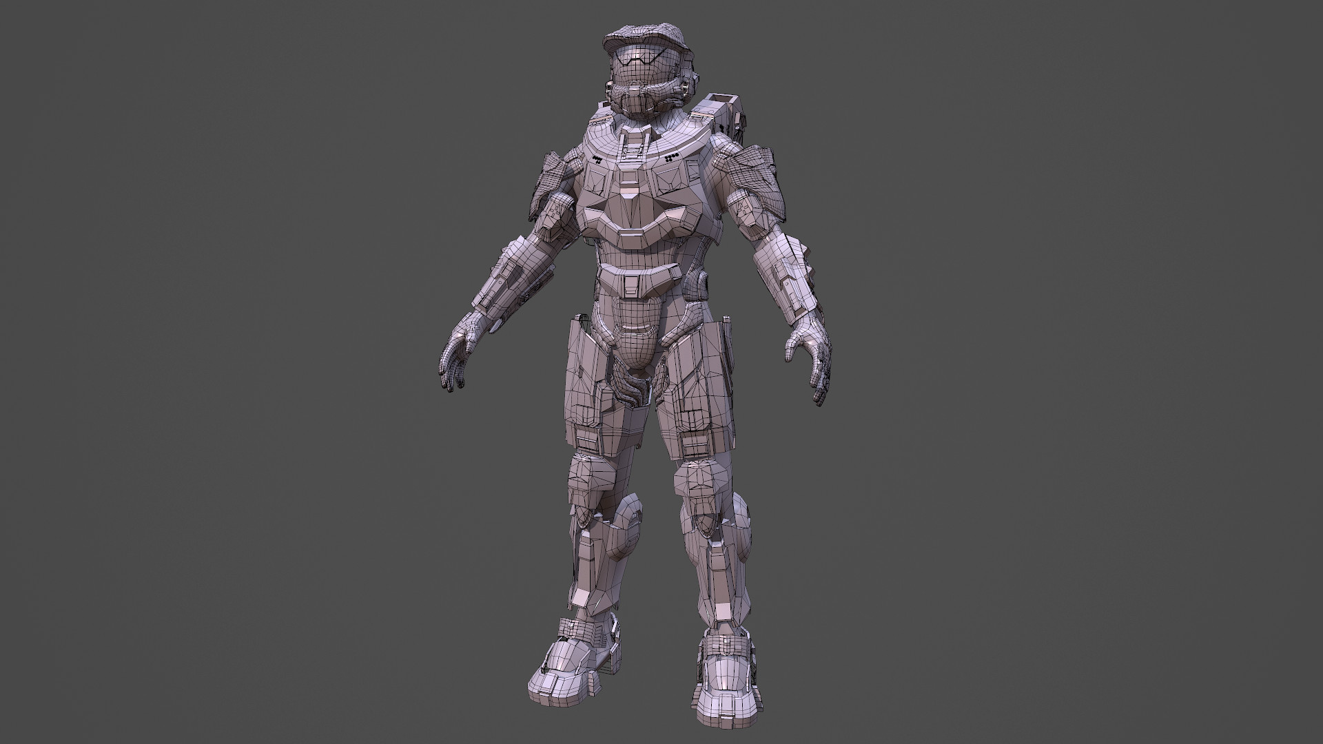Artstation Halo Master Chief Model Tarsha Schaller