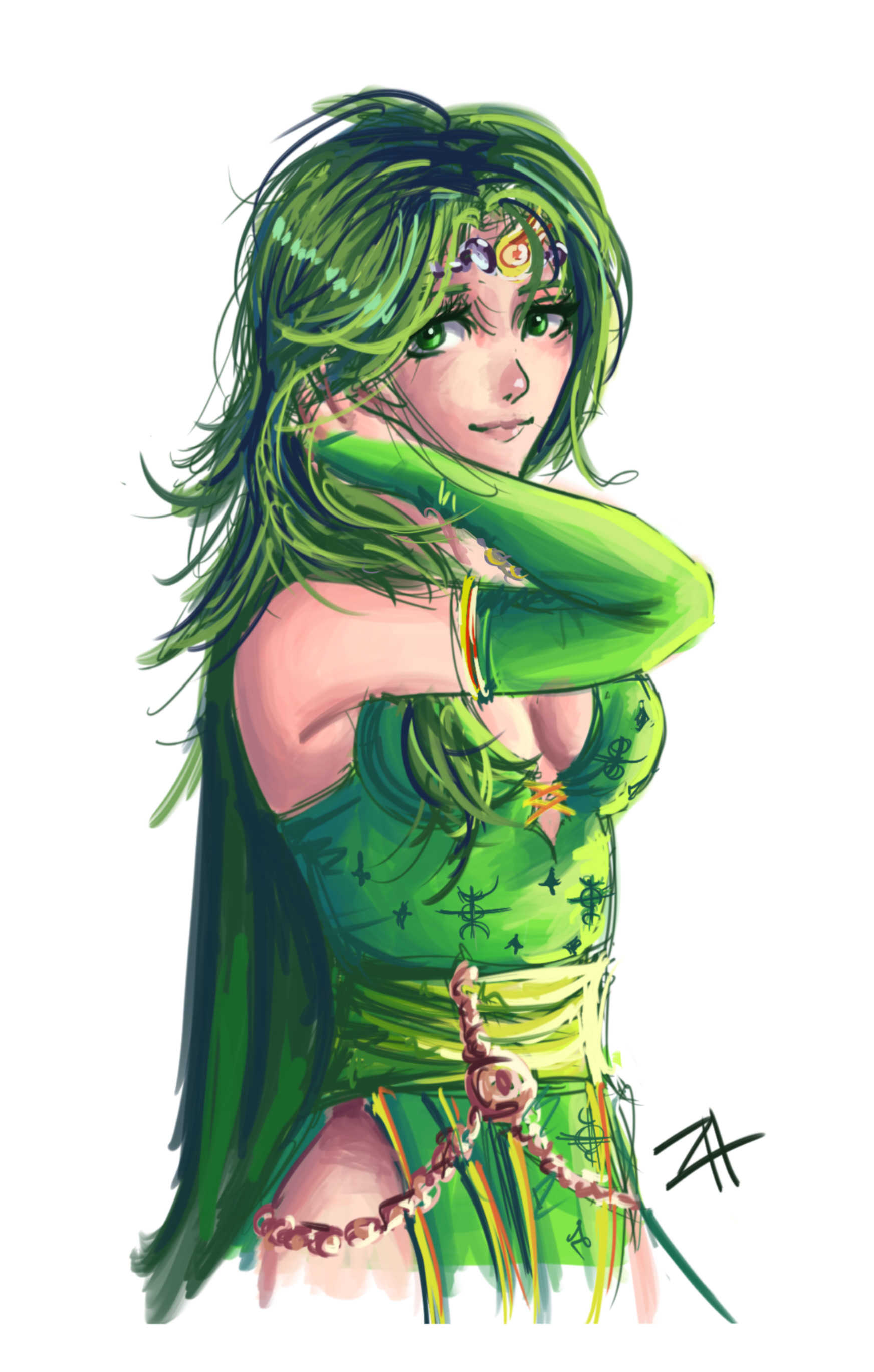 Artstation Rydia Of Mist Final Fantasy Iv Zach H