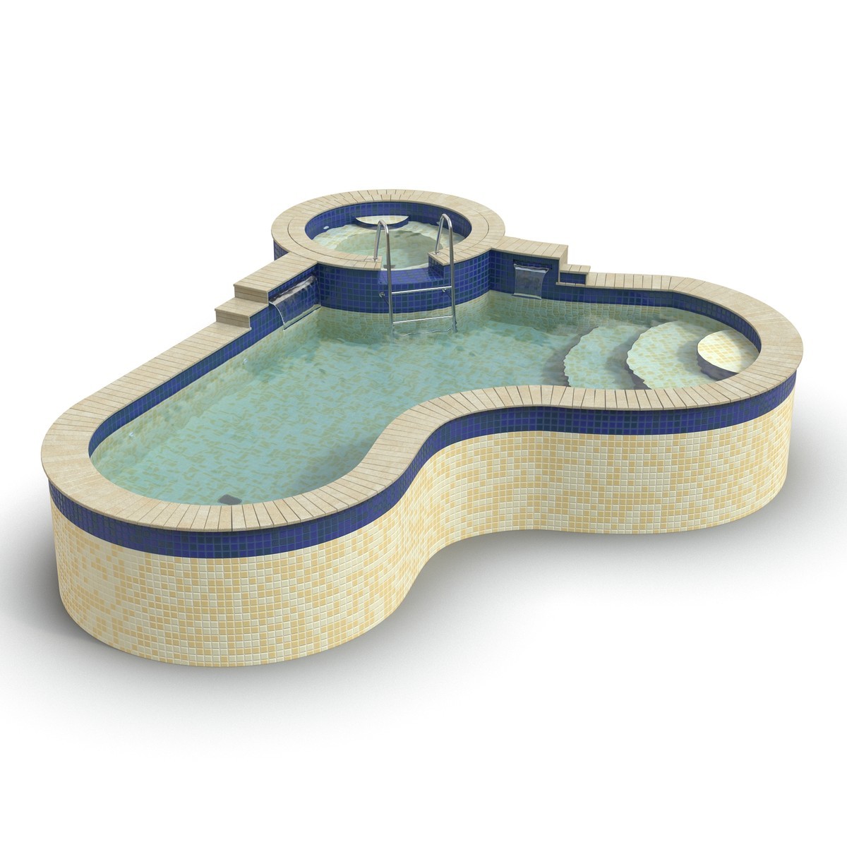 Олимпийский бассейн 3d model