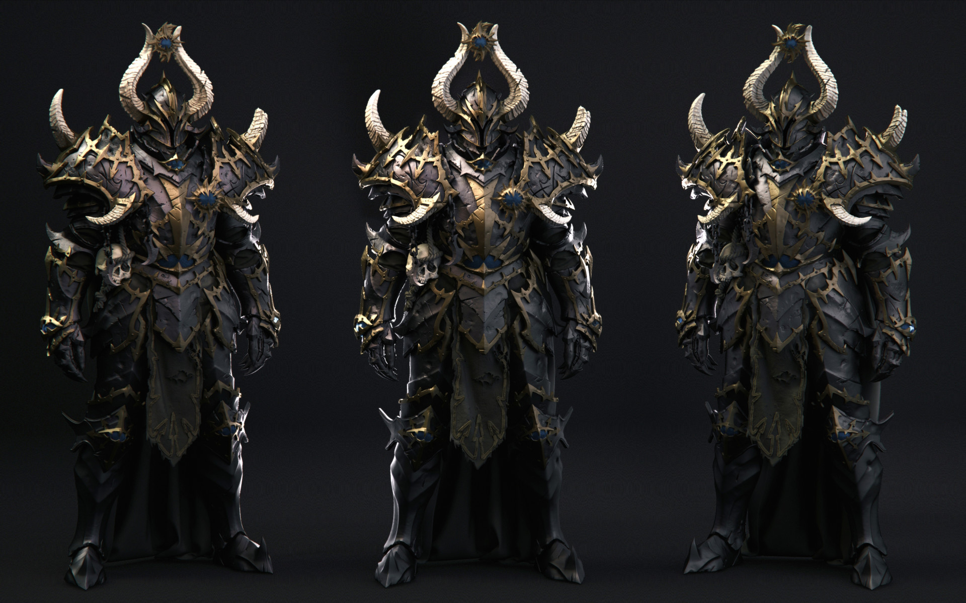 Artstation Warhammer Chaos Warrior Wip Charles Lim