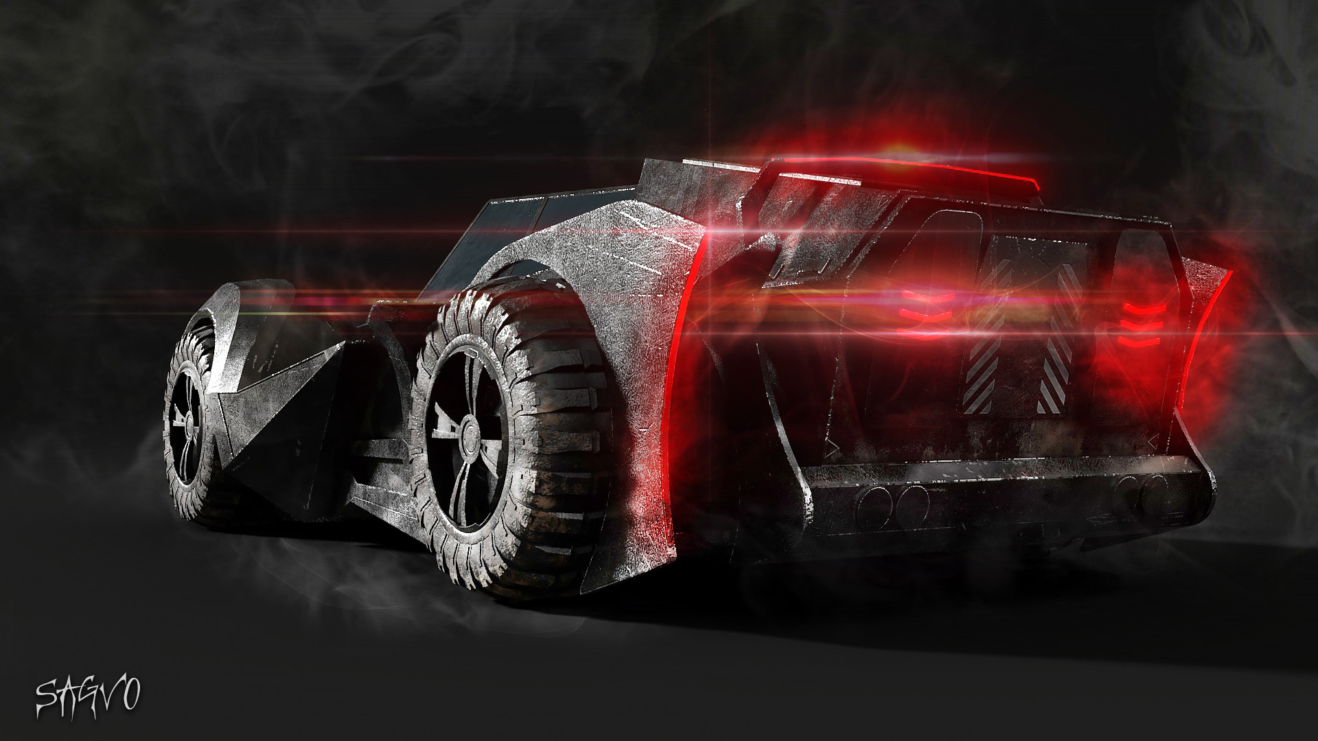 Artstation Sci Fi Car The Sagvo