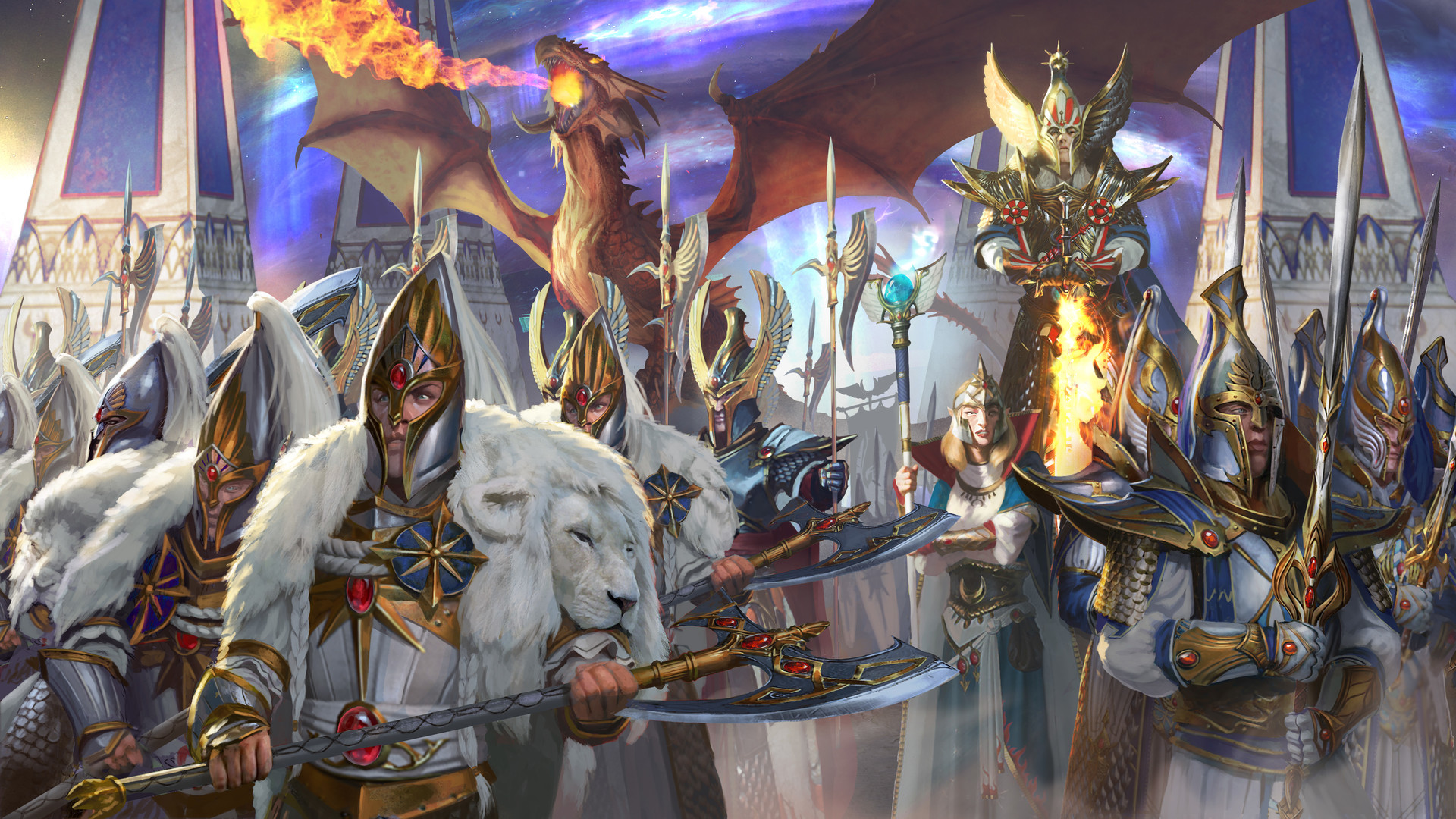 Diego Gisbert Llorens - Total War Warhammer 2-High Elves key art