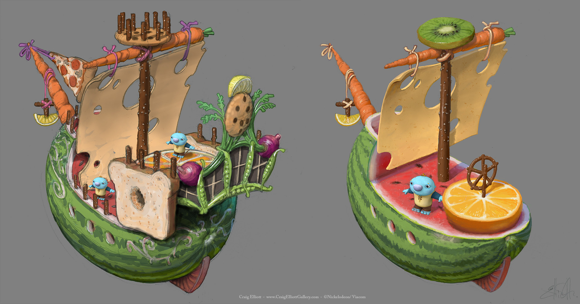 ArtStation - Wallykazaam Food Boat