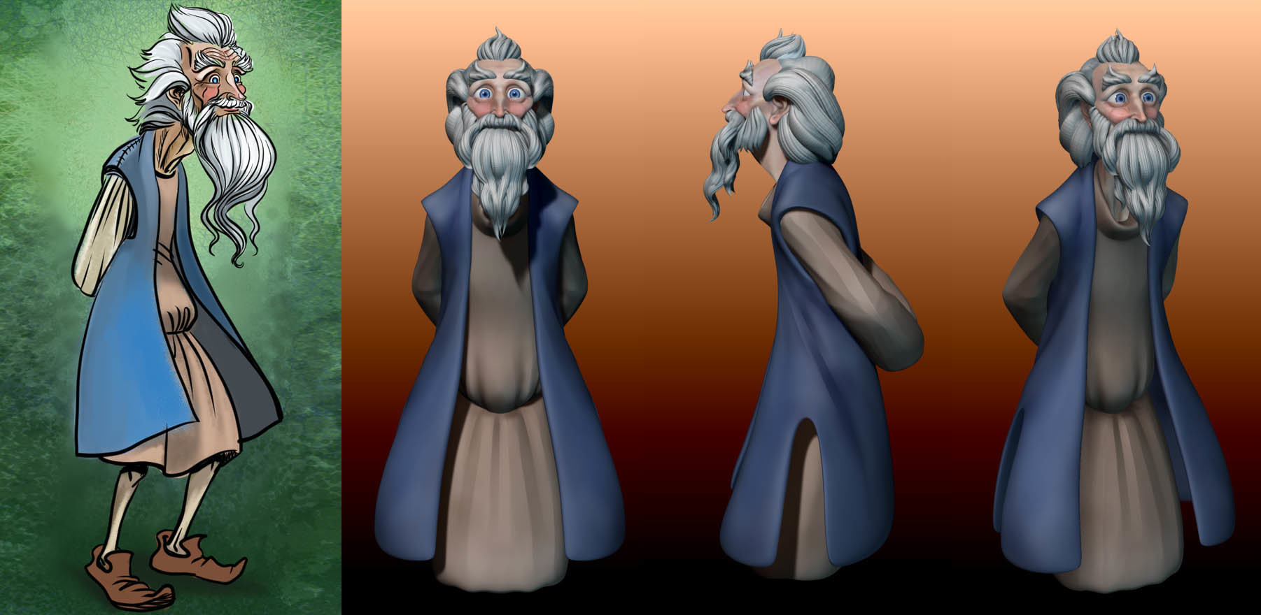 Artstation Old Wizard Norman Joyce Gavin