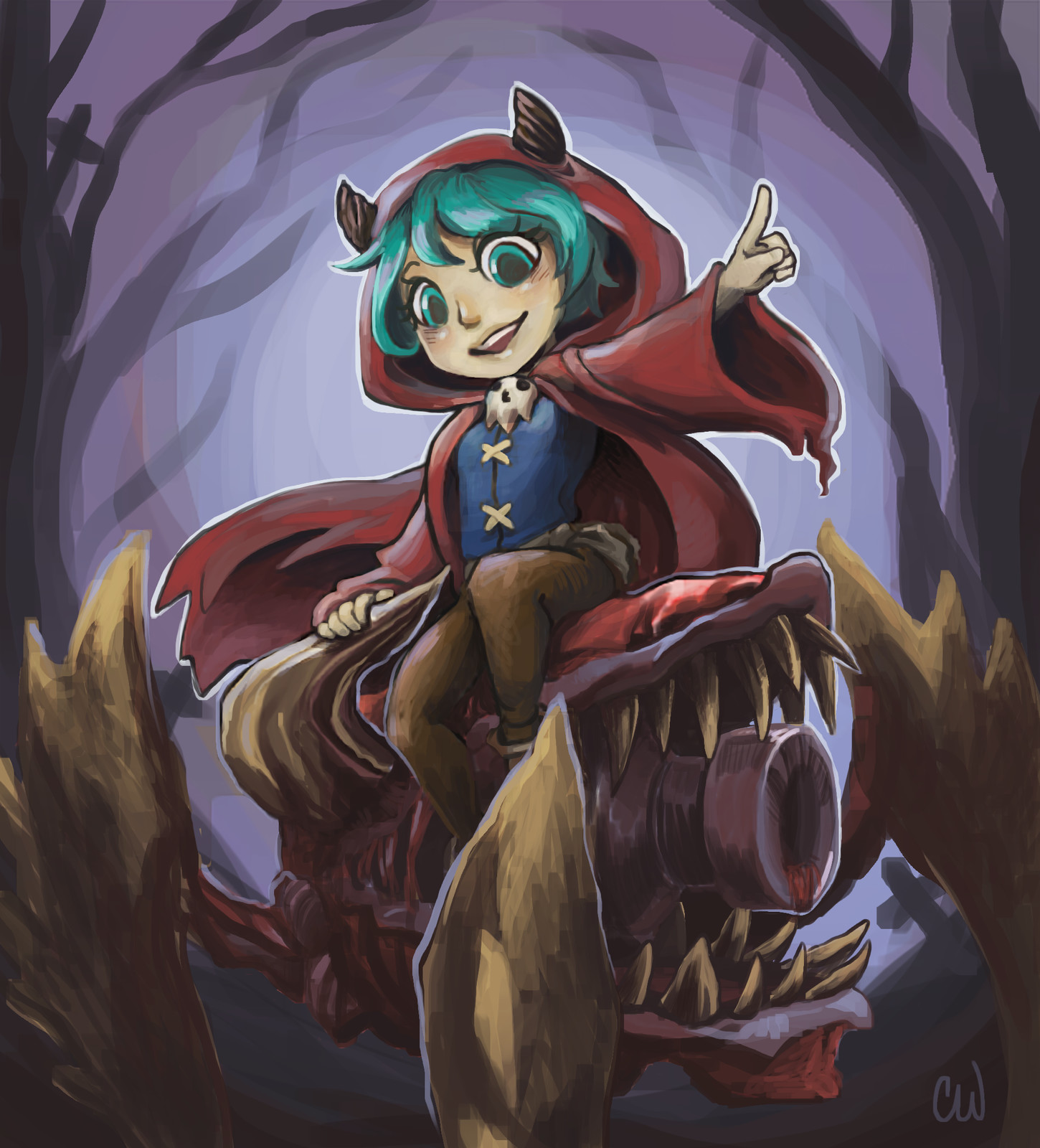Artstation Death Witch Isha Fanwork Christina Wolodkowicz