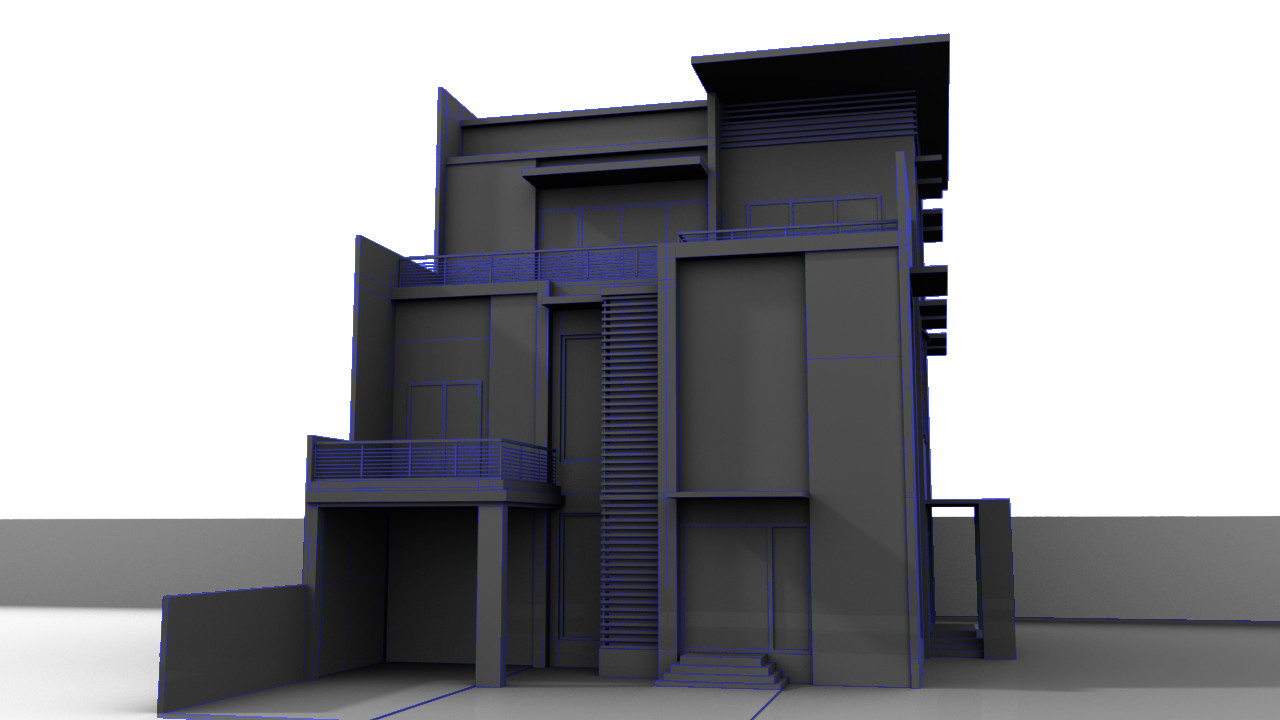 Michael Bachtiar - House Building For Soap Hero Animation 