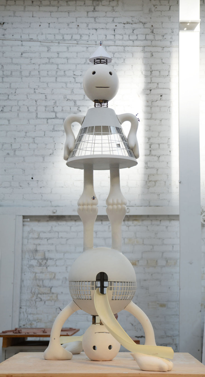Plaster, metal, wood, plastic and SLS 3d print at 1:6 scale