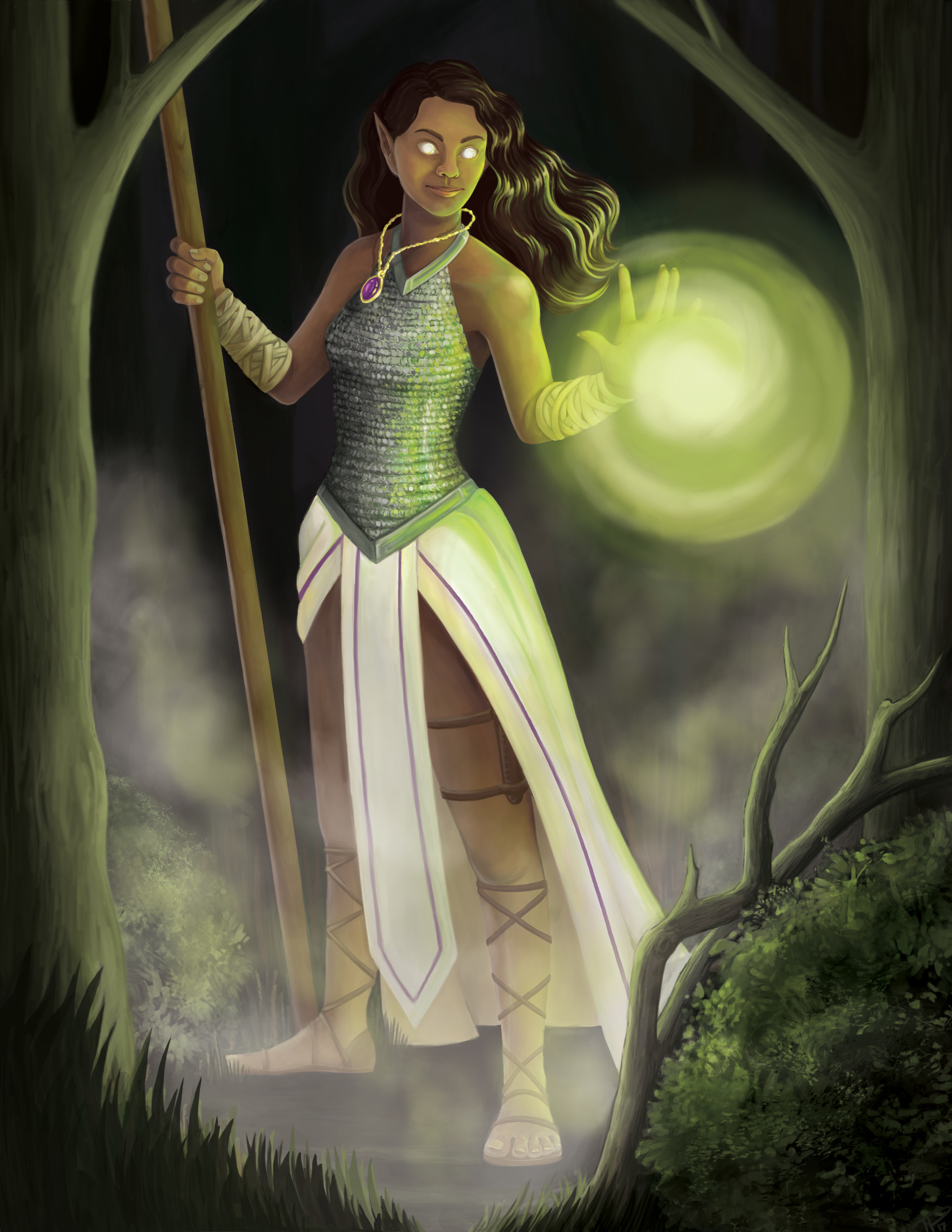 ArtStation - Blind Oracle Character Illustration