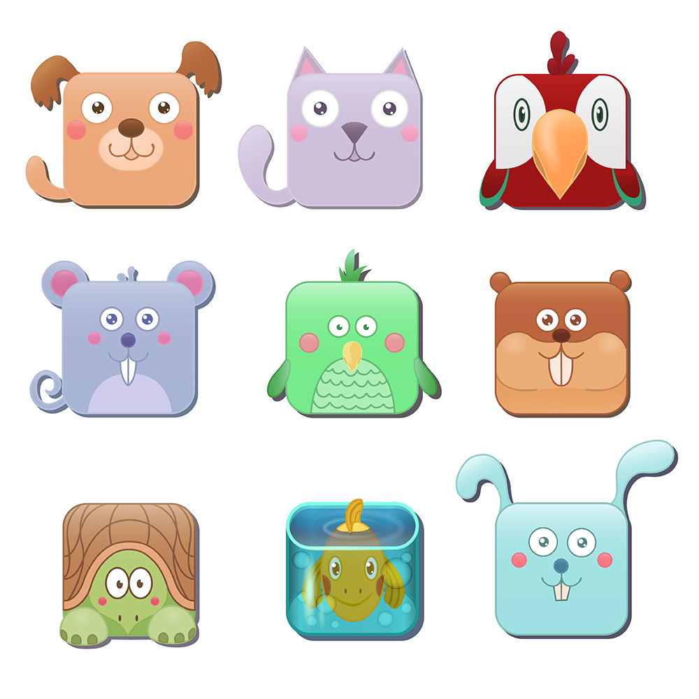 ArtStation - Square pets