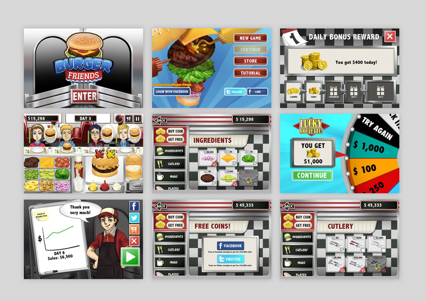 Game overall UI design