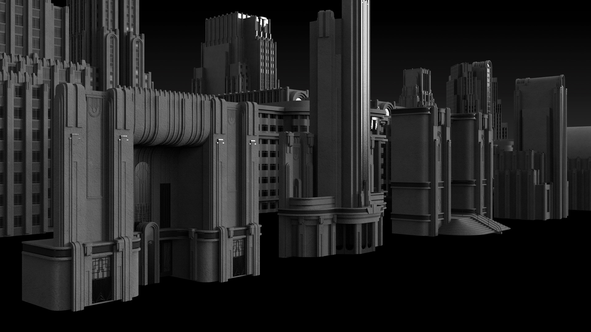 Artstation Art Deco Kit Kitbash3d