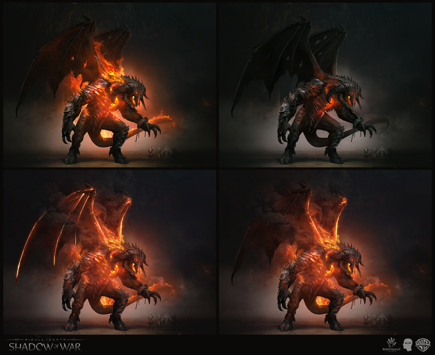Artstation Shadow Of War Cinematic Balrog Fx Concept