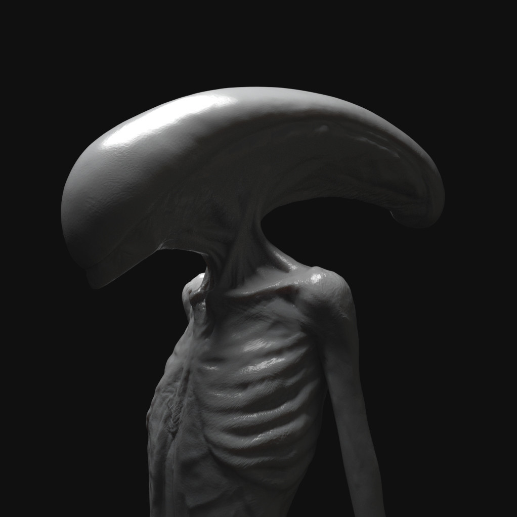 Artstation Alien Covenant Chestburster Gabriel Beauvais
