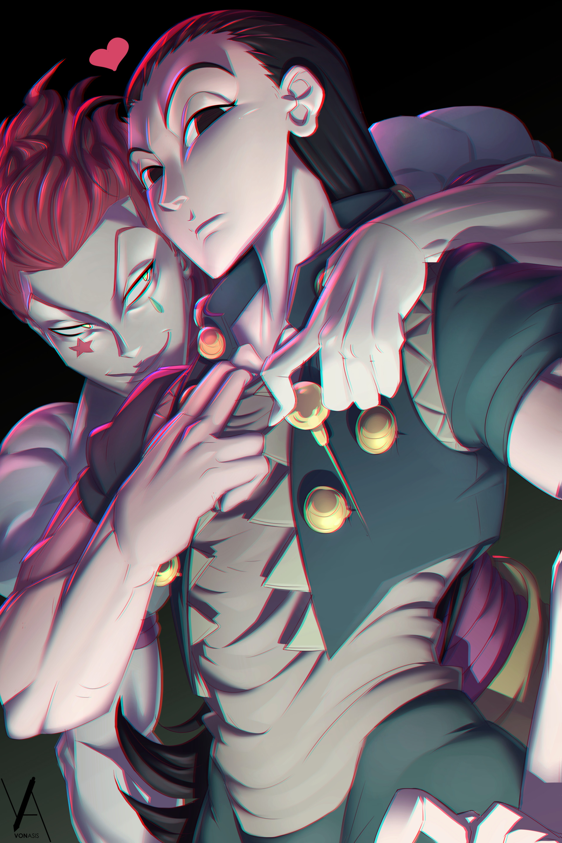 Illumi And Hisoka Fanart Artstation Illumi X Hisoka Vonstrous artstation illumi x hisoka vonstrous