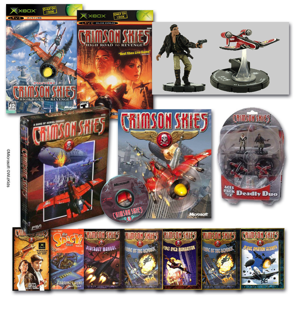 Helped develop the Intellectual Property Crimson Skies since its original Development at FASA Interactive. Art Directed CS turing my tenure at WizKids