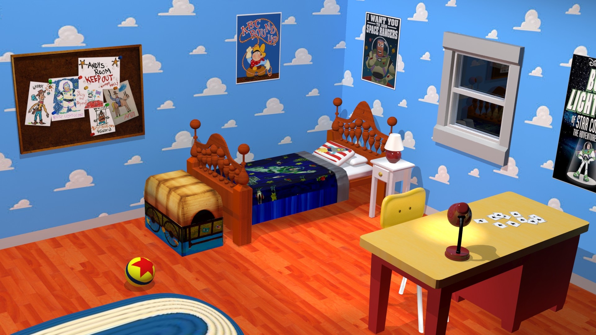 Jeanne Lima - Andy's Bedroom - Toy Story (Remade)