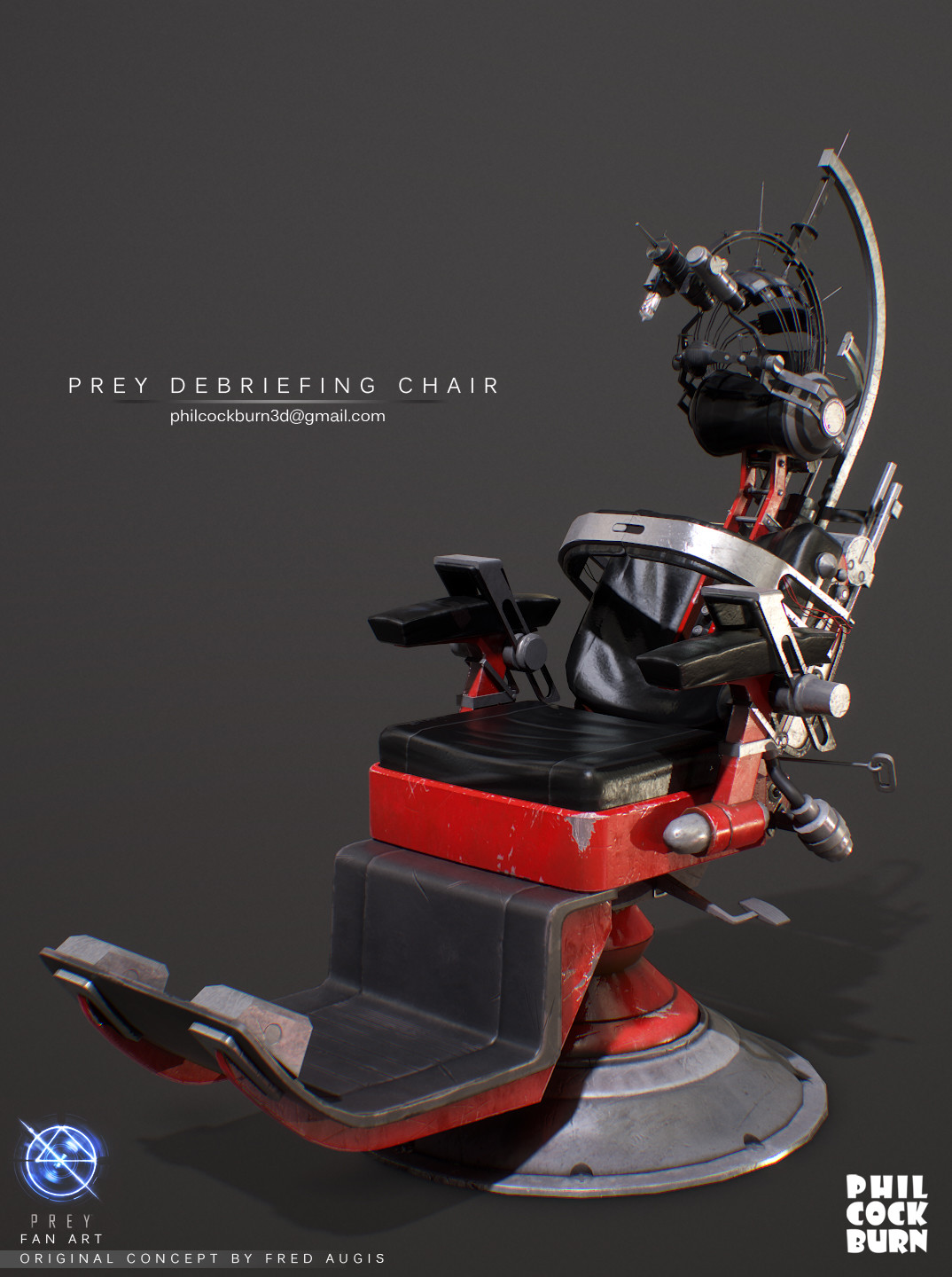 Phil Cockburn PREY Debriefing Chair Fan Art