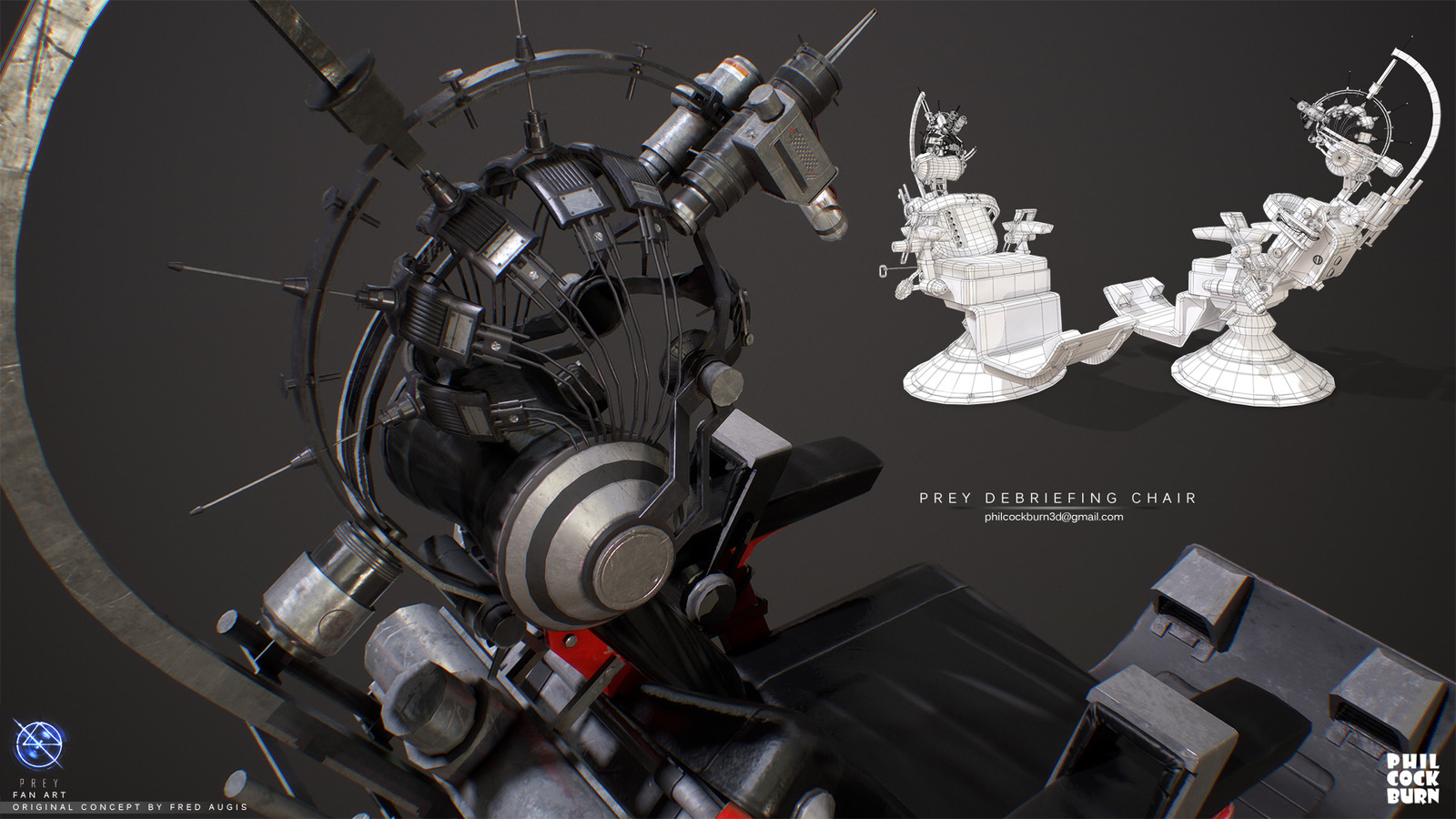 Phil Cockburn PREY Debriefing Chair Fan Art