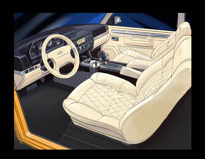 Range rover outlet classic interior
