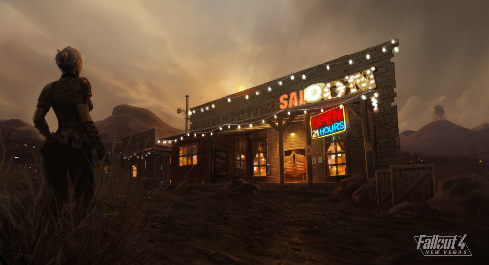 Фалаут нювегас. Fallout New Vegas Prospector Saloon. Салун Старатель Fallout New Vegas арт. Фоллаут Нью Вегас на движке фоллаут 4. New Vegas на движке Fallout 4.