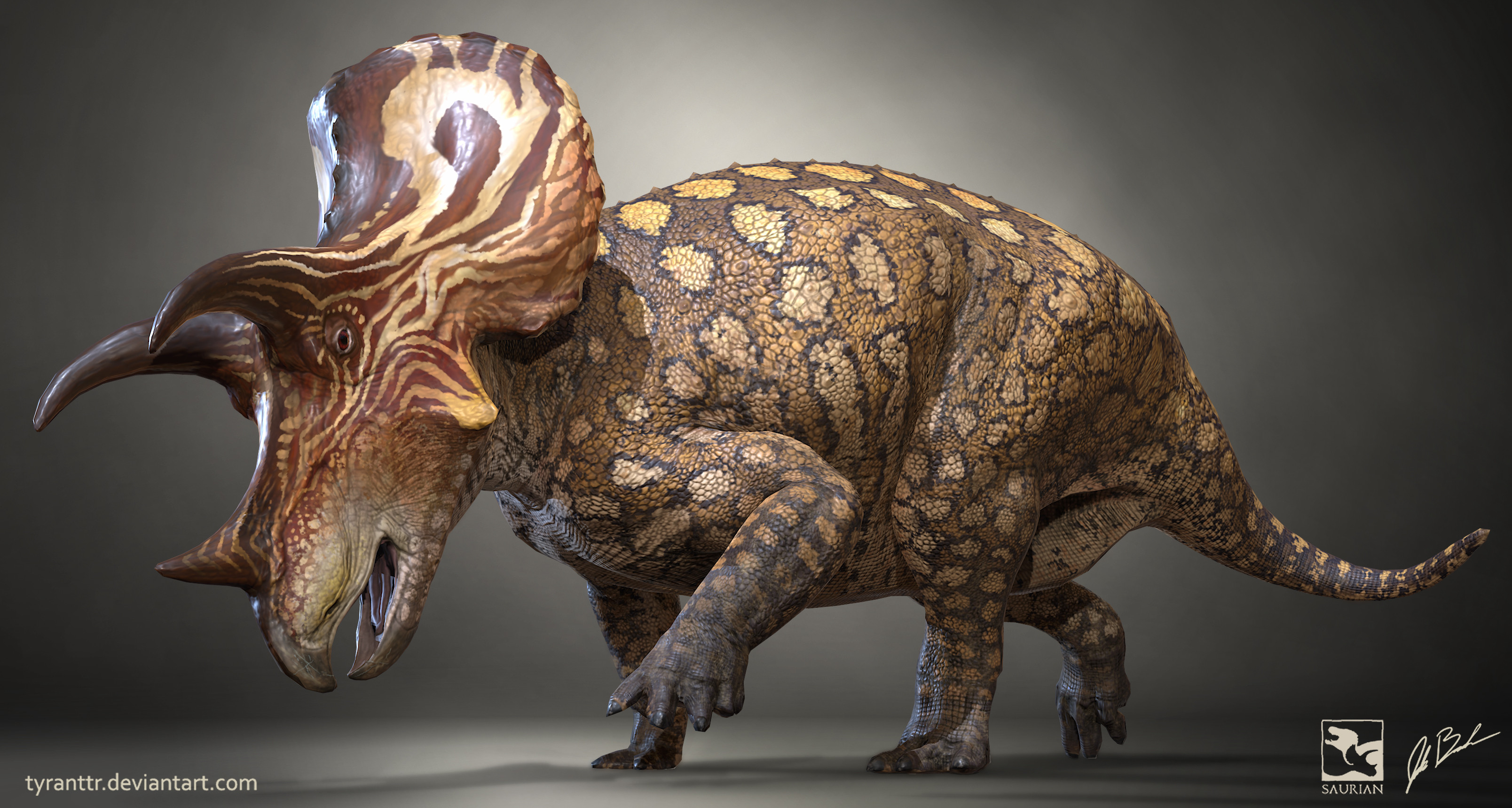 Jacob Baardse - Triceratops Prorsus - Saurian