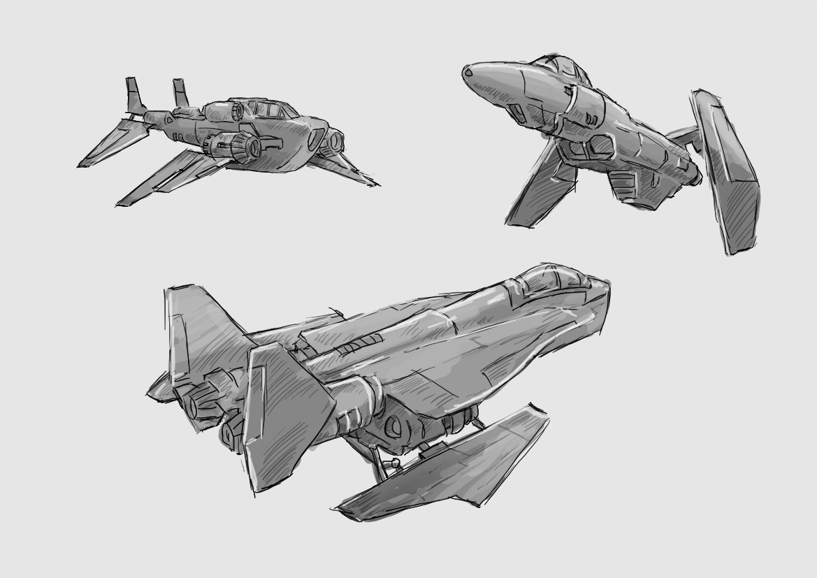 ArtStation - Aircraft Design 01