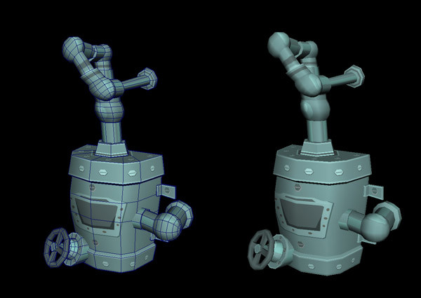 Props modeling for MySims Agents. Boilers for the boiler room level. 