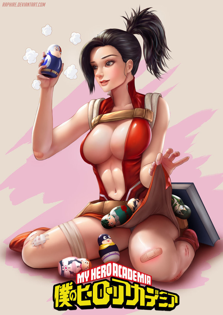Artstation My Hero Academia Yaoyorozu Momo Sol Tan