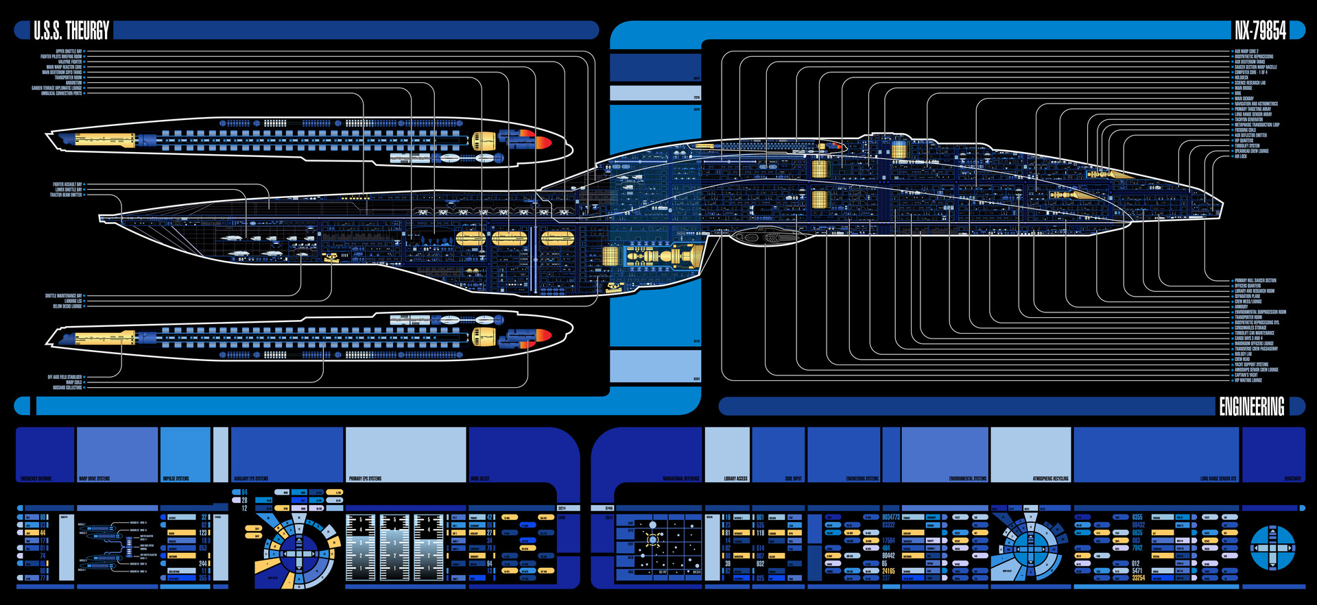 Auctor Lucan - Theurgy-class Starship Schematics