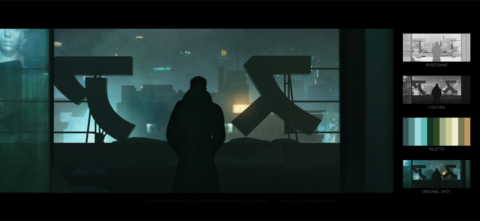 Artstation Blade Runner 49 Cinematography Study Mathieu Mathieu Grenier