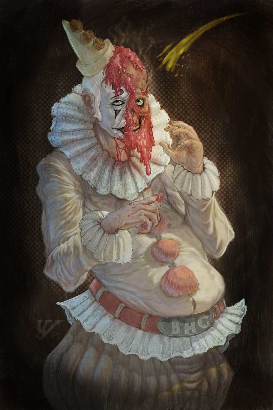 Bizarro Au GoGo Art Show Tribute Paintings