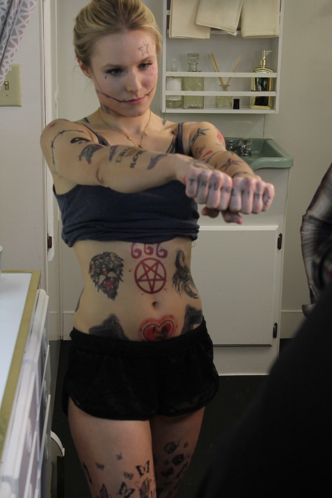 Kristen Bell Tattoo Designs for Funny Or Die