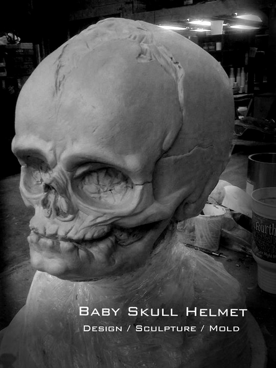 Baby Skull Mask / Helmet