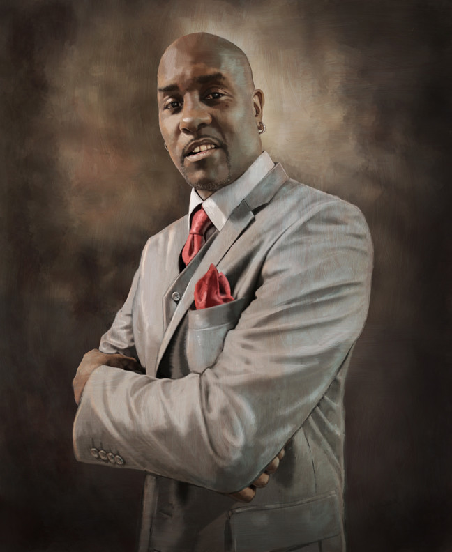 Gary Payton Portrait for FOD Prop
