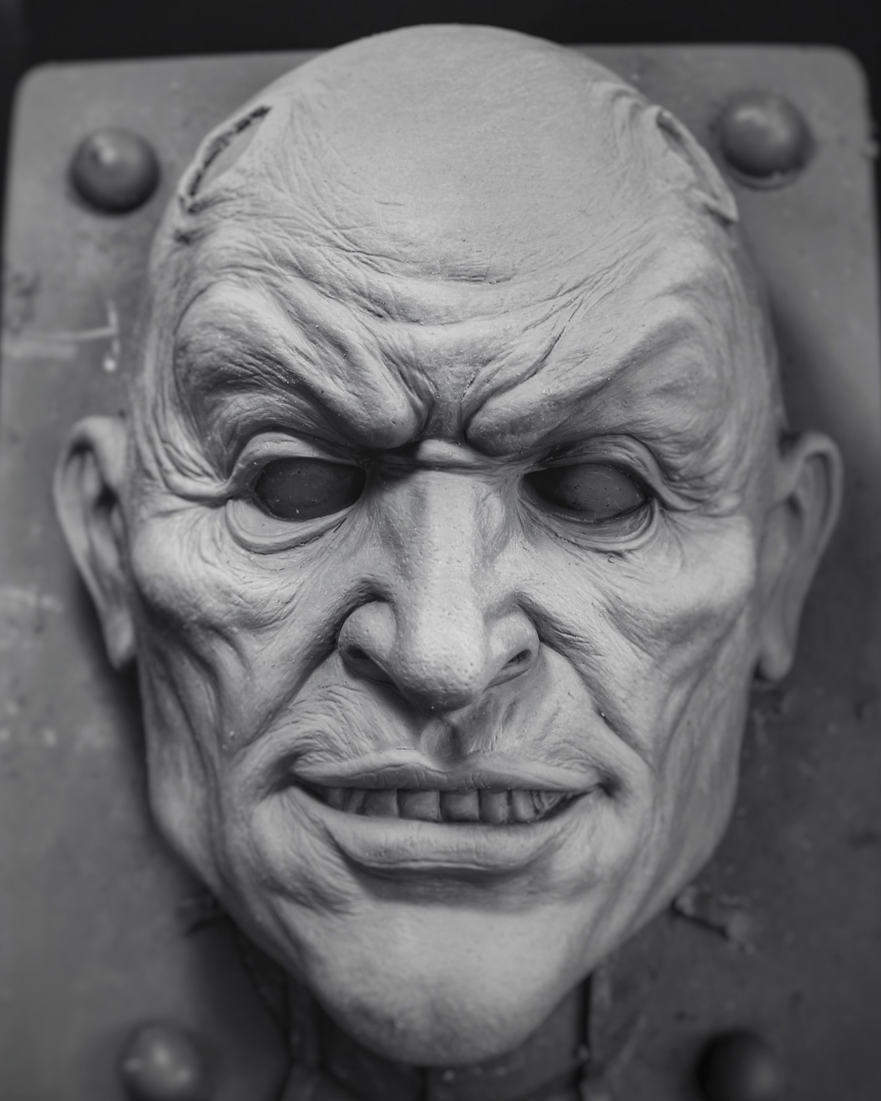 Devil Mask Sculpture for Blackwall Oddities