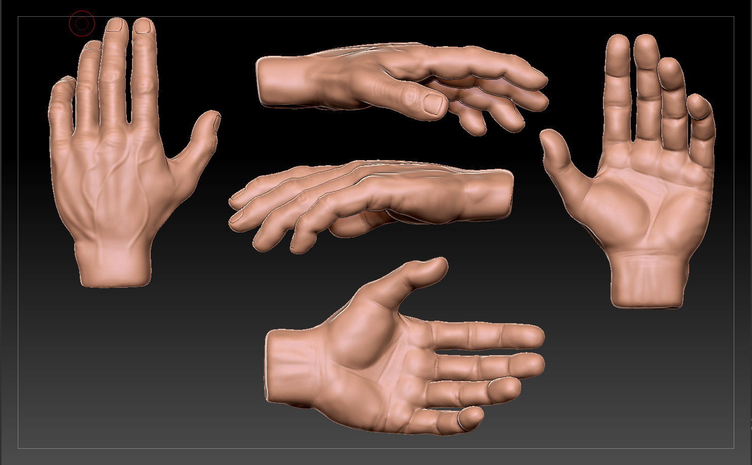 ArtStation Sculpting the hand