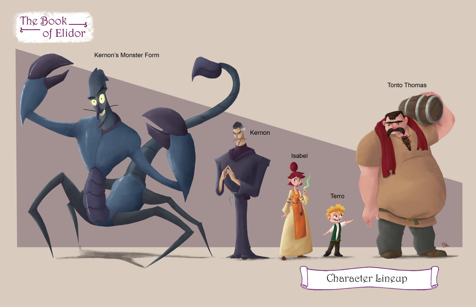 Book of Elidor- Characters 