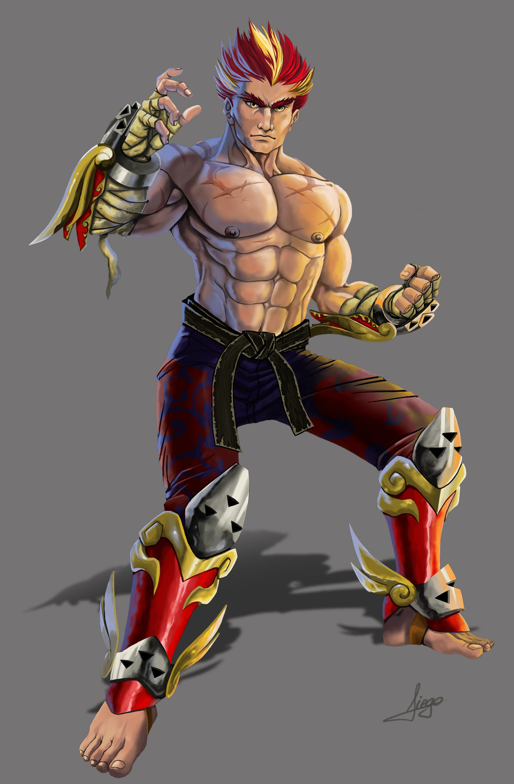 ArtStation - Fighting Game Character