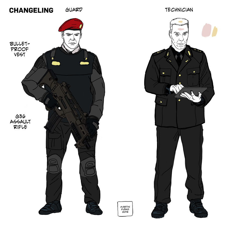 Enemy soldier uniform concepts.