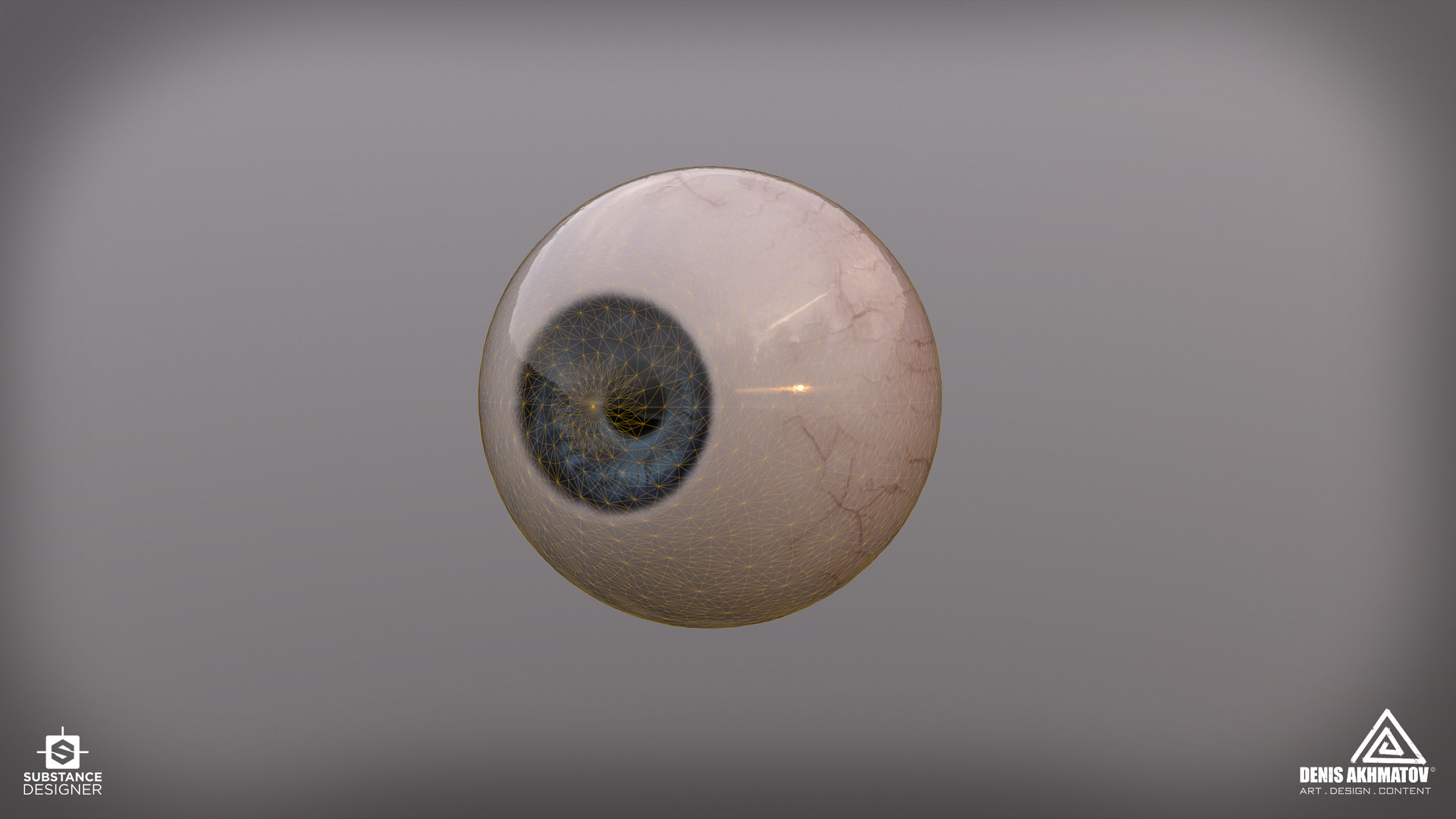 Artstation Procedural Eye Texture Making Of Denis Akhmatov