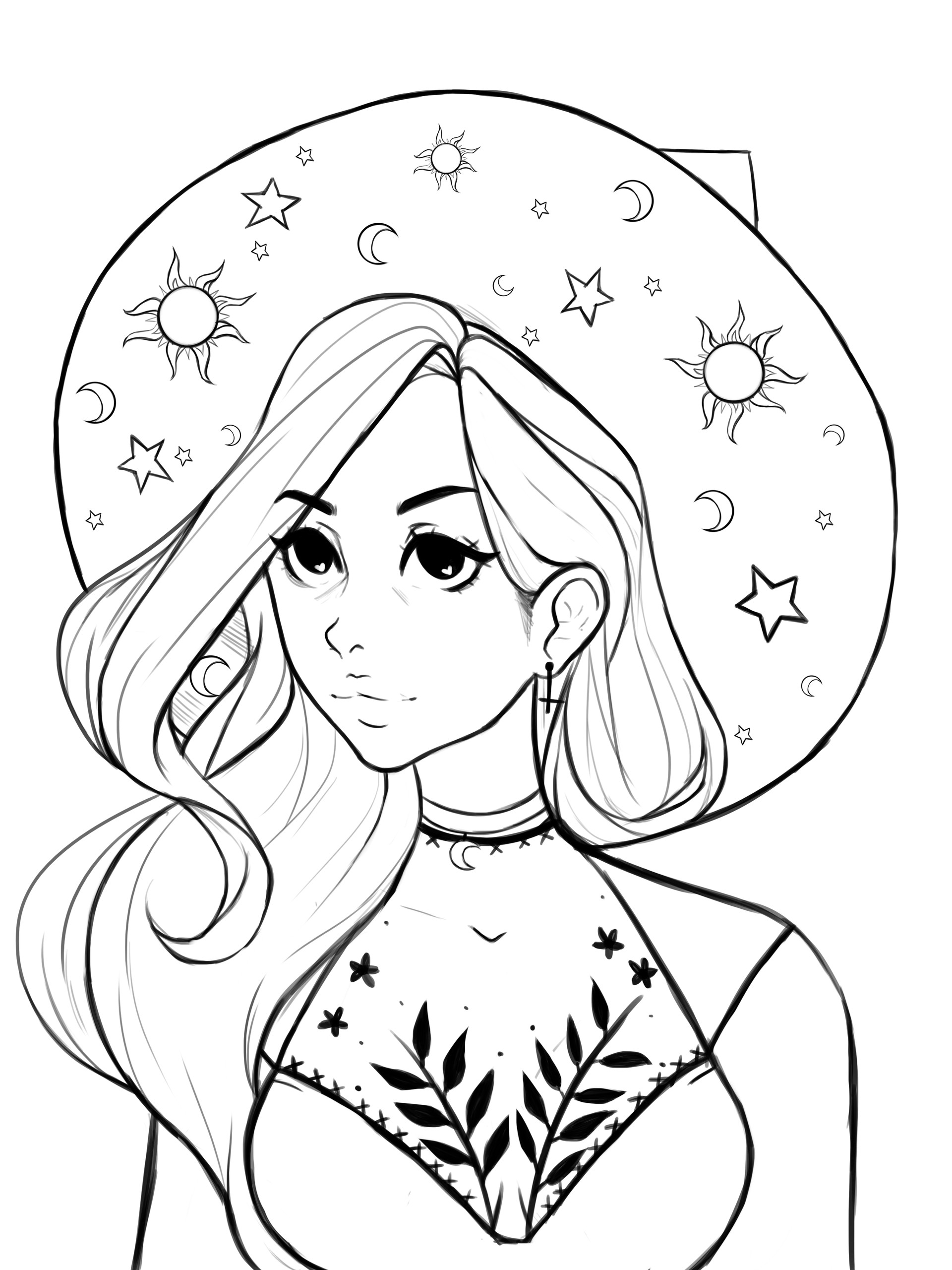 ArtStation - Inpsire Me Crate October Coloring Book