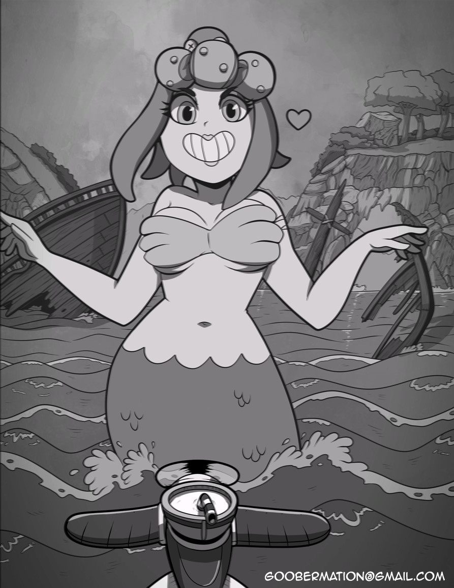 Goobermation Art - Cala Maria (Cuphead)