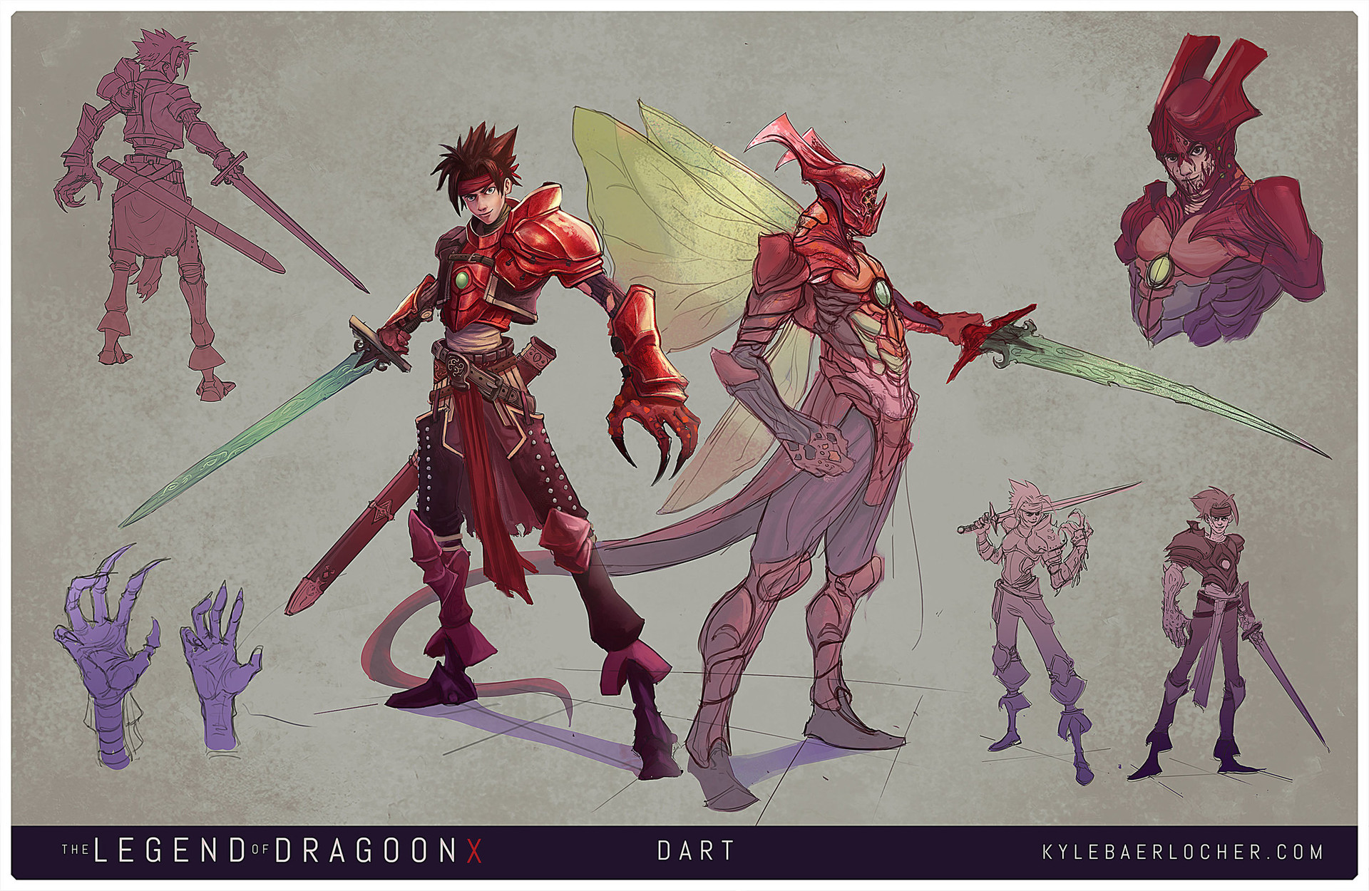 Artstation Legend Of Dragoon X Dart Kyle Baerlocher