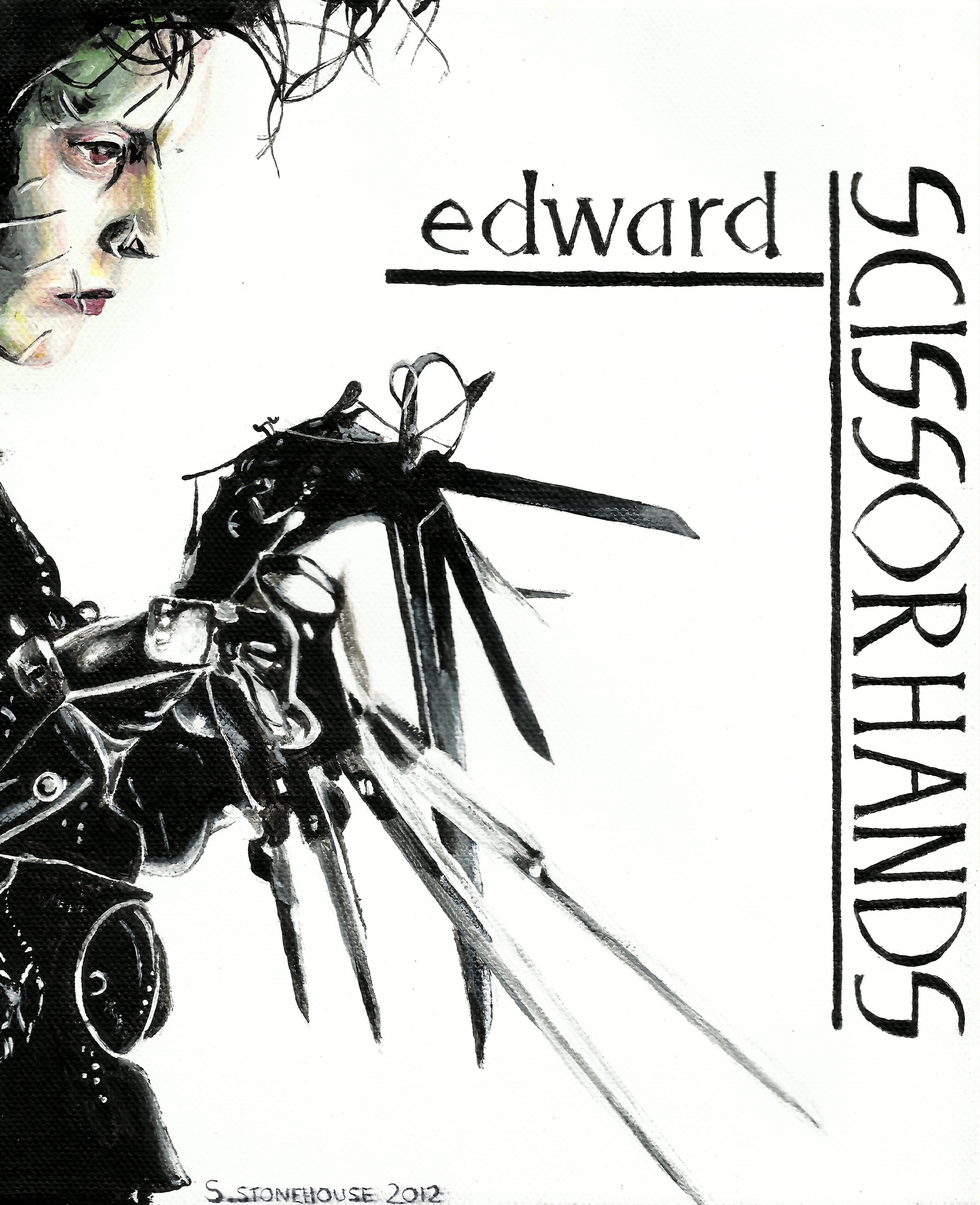 Artstation Edward Scissorhands Sarah Stonehouse