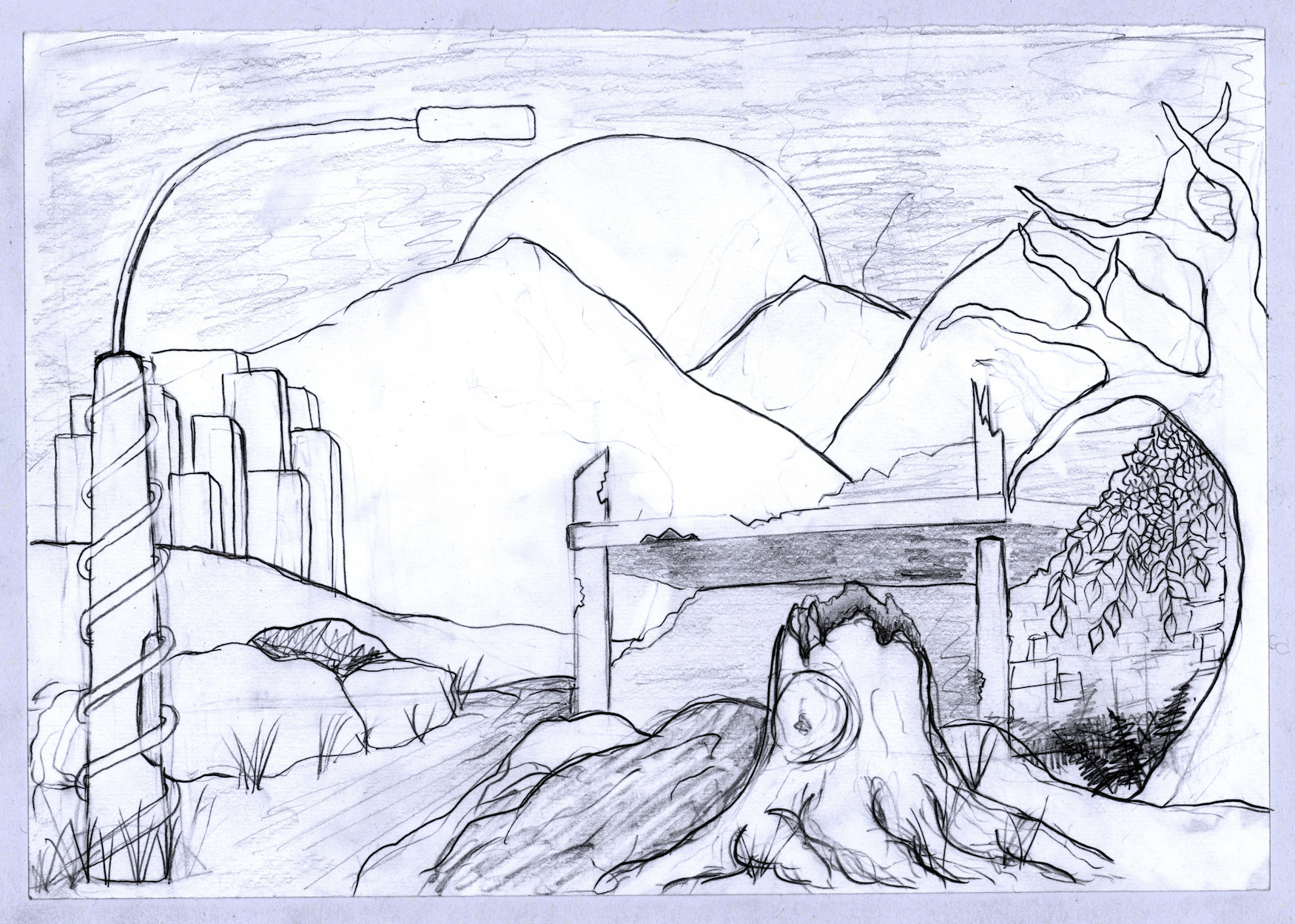 Artstation 2d Environment Rough Drawings Katy Lewis An introduction, including a grabber; rough drawings katy lewis